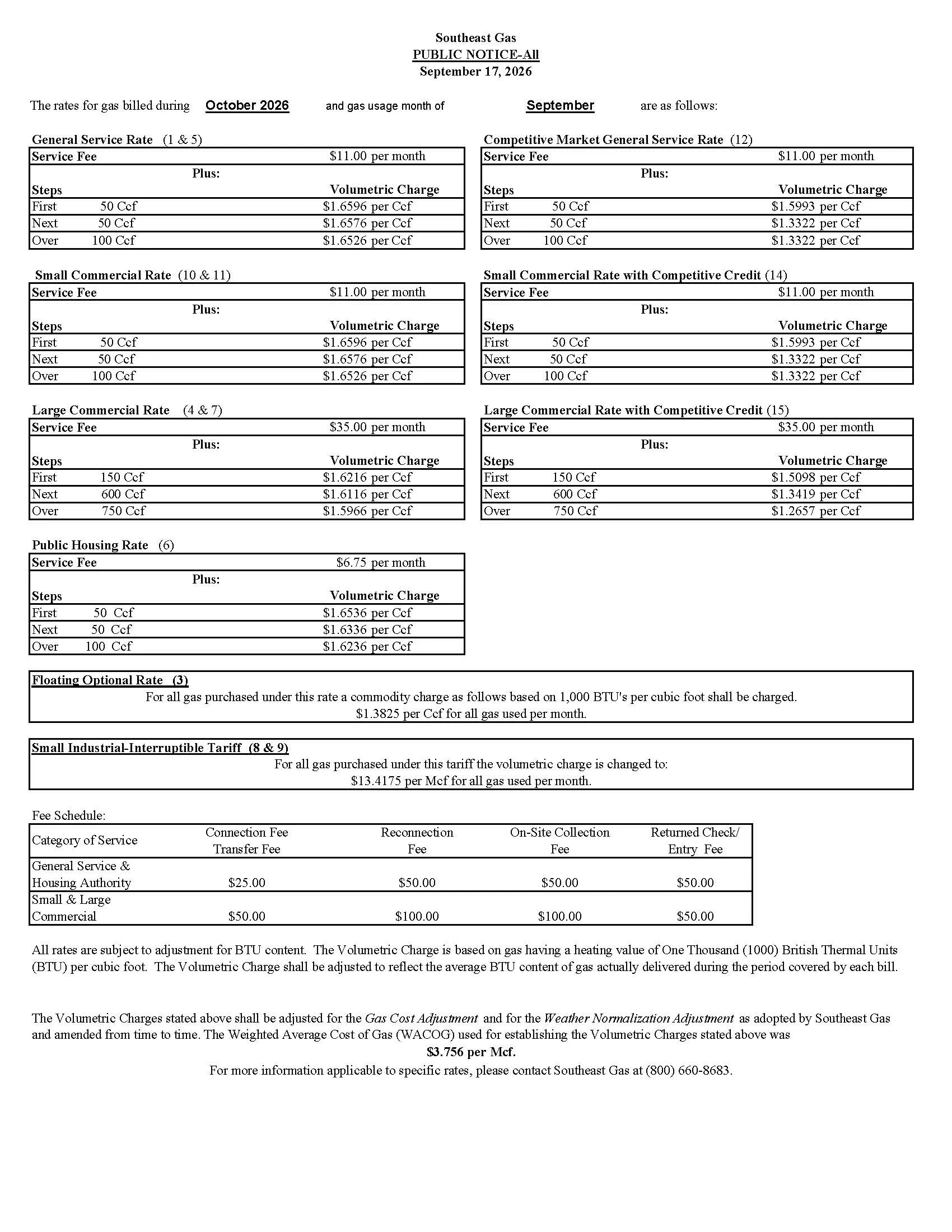 November 2025 rates - see pdf for screen reading